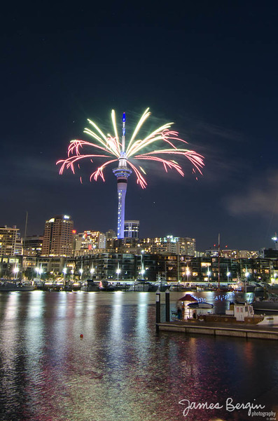 Happy birthday, Auckland! Looking pretty good for 175 years old! (Photo taken down by North Wharf)