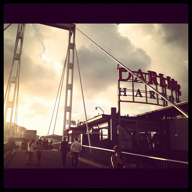 Darling Harbour this evening (Taken at Darling Harbour)