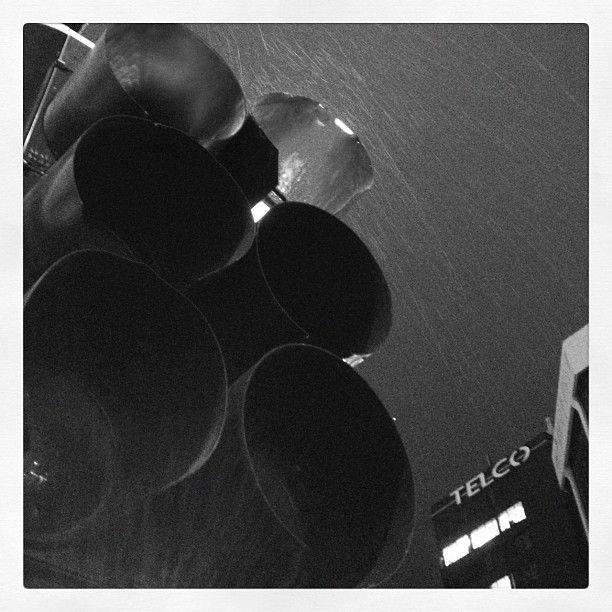 Don't know, but it might be raining.