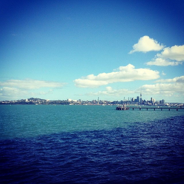 Looking pretty flash, Auckland (at North Head, New Zealand)