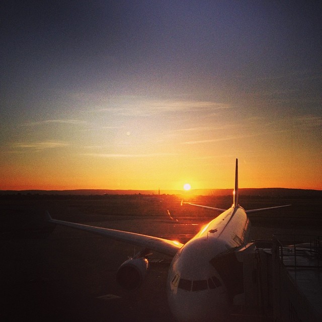 Australian sunrise (at Perth Airport)