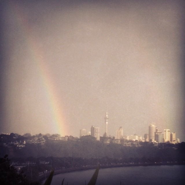 Sky Tower meet Rainbow Tower